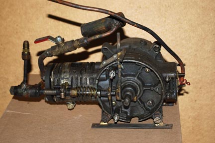 Bill Cartland's Wizzer moped Steam engine conversion